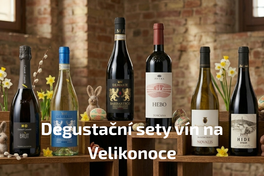 degustační sety italských vín na Velikonocei